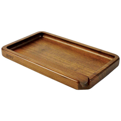 RYOT Wood Rolling Tray - 5" x 9" / Walnut - Headshop.com