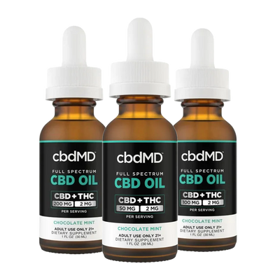 cbdMD CBD Tincture Drops - Chocolate Mint - Headshop.com