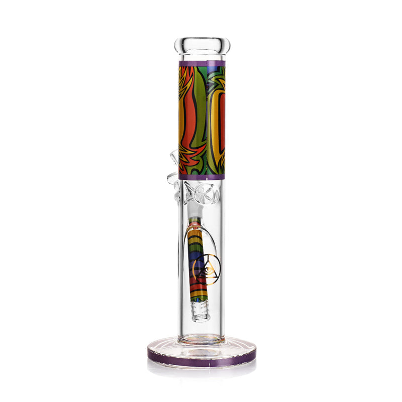 Ritual Smoke - Prism 10" Glass Straight Tube - Purple - Headshop.com