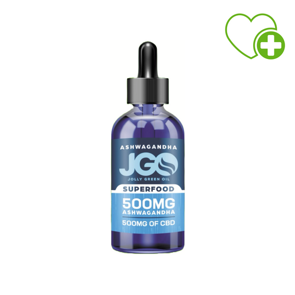 JGO CBD:Ashwagandha Tincture, 500:500 mg