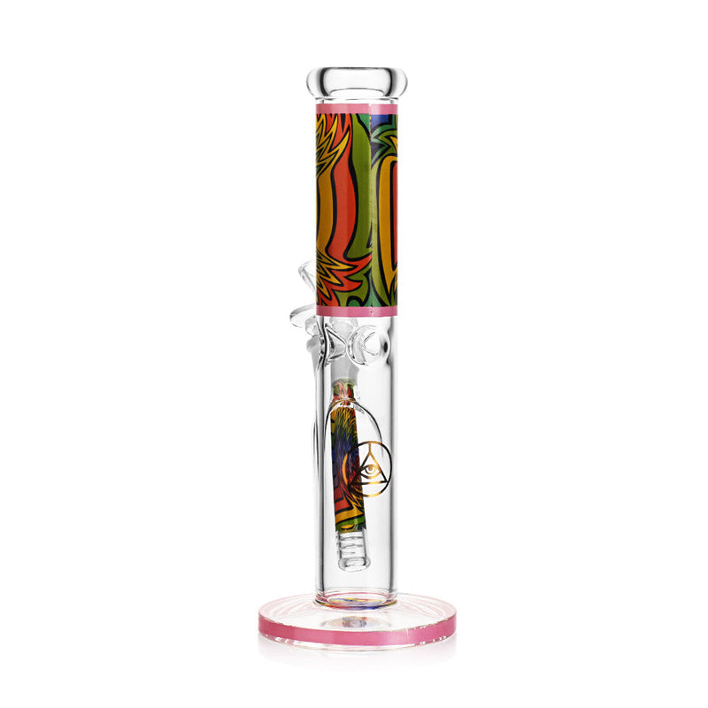 Ritual Smoke - Prism 10" Glass Straight Tube - Pink - Headshop.com