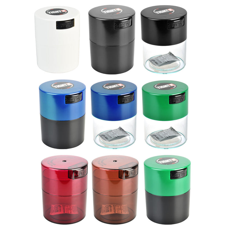 TightVac Airtight Storage Container - 25g/3.75"/Asst - 12PC SET - Headshop.com