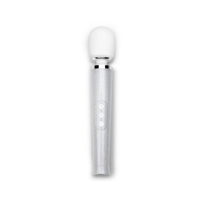 Le Wand All That Glimmers Petite Rechargeable Vibrating Massager Special Edition Set White