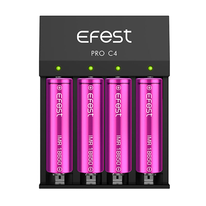 Efest Pro C4 Battery Charger - Headshop.com