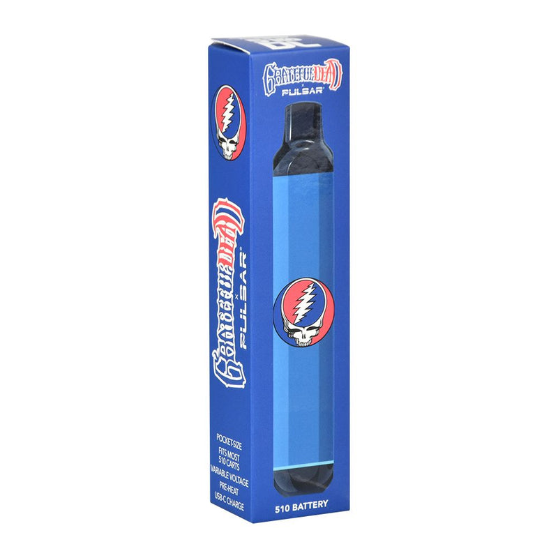 Grateful Dead x Pulsar 510 DL Auto-Draw Variable Voltage Vape Pen | 320mAh - Headshop.com