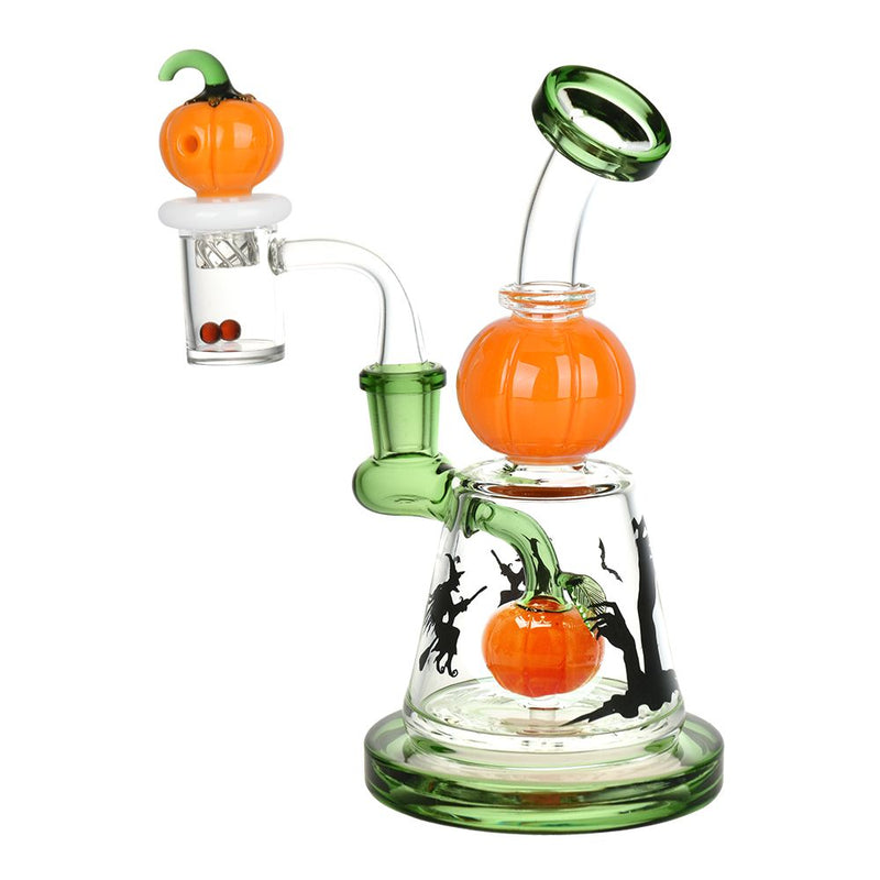 Halloween Ball Glass Dab Rig Set - 6.75" / 14mm F - Headshop.com