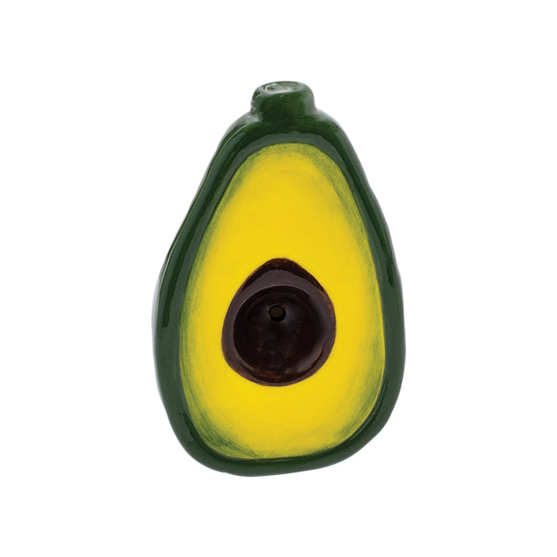 Wacky Bowlz Avocado Ceramic Hand Pipe | 3.75" - Headshop.com