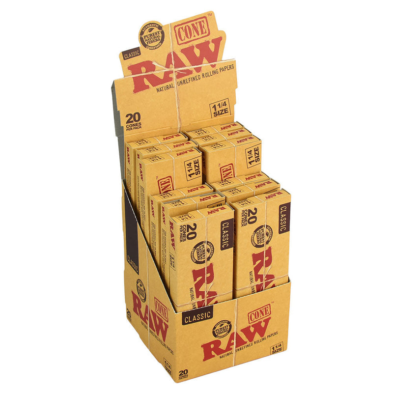 RAW Classic Cone | 20pk | 12pc Display - Headshop.com