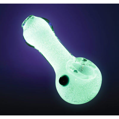 Glow Spoon Hand Pipe w/ Marble - 3" - Headshop.com