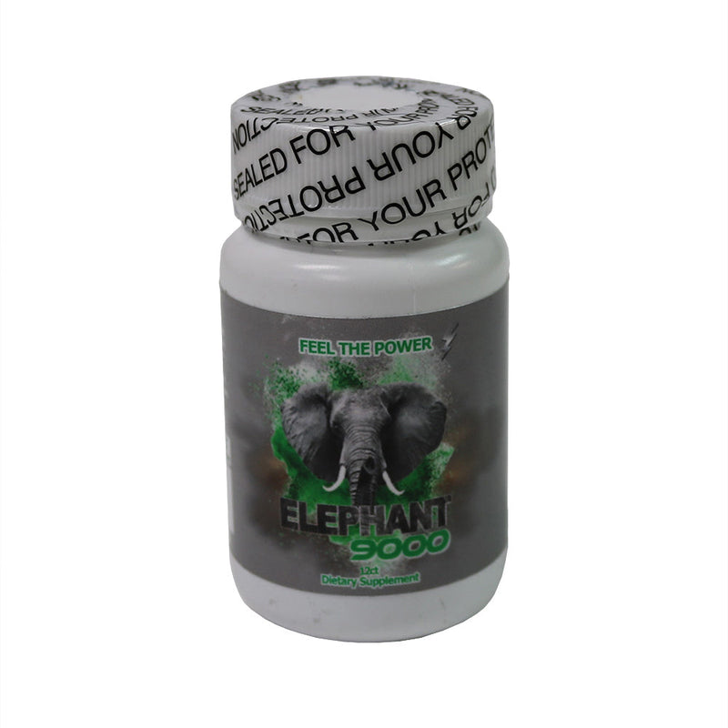 Elephant 9000 Male Enhancer 12ct Bottle - Headshop.com