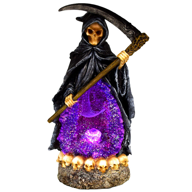 Reaper w/ LED Lights Backflow Incense Burner - Headshop.com