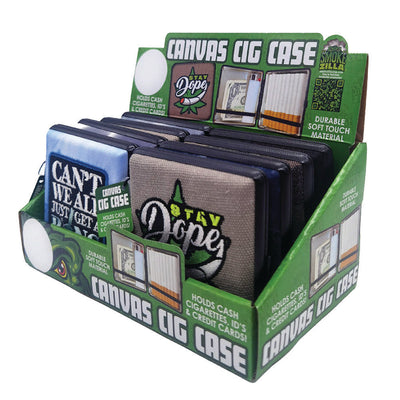 8PC DISPLAY - Smokezilla Canvas Cig Case - King Size - Headshop.com