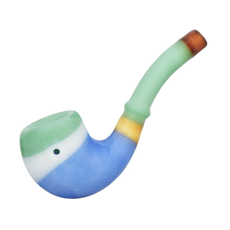 Playtime Sandblasted Sherlock Glass Pipe - 6" / Colors Vary - Headshop.com