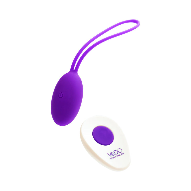 VeDO Peach Rechargeable Egg Vibe - Into You Indigo