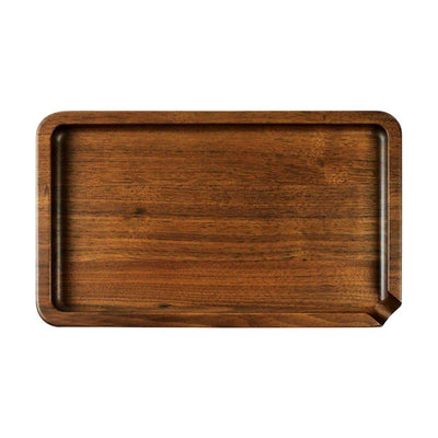 RYOT Wood Rolling Tray - 5" x 9" / Walnut - Headshop.com