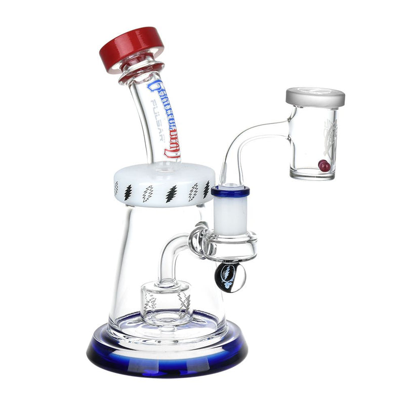 Grateful Dead x Pulsar Lightning Bell Dab Rig Set - 7.5" / 14mm F