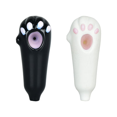 Cute Cat Paw Hand Pipe | 4" | Colors Vary - Headshop.com