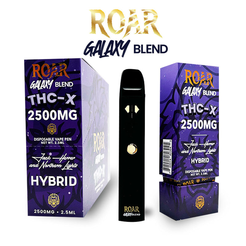 Roar Galaxy Blend THC-X Disposable Vape 2500MG - Jack Herver & Northern Lights (Hybrid) - Headshop.com