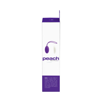 VeDO Peach Rechargeable Egg Vibe - Into You Indigo