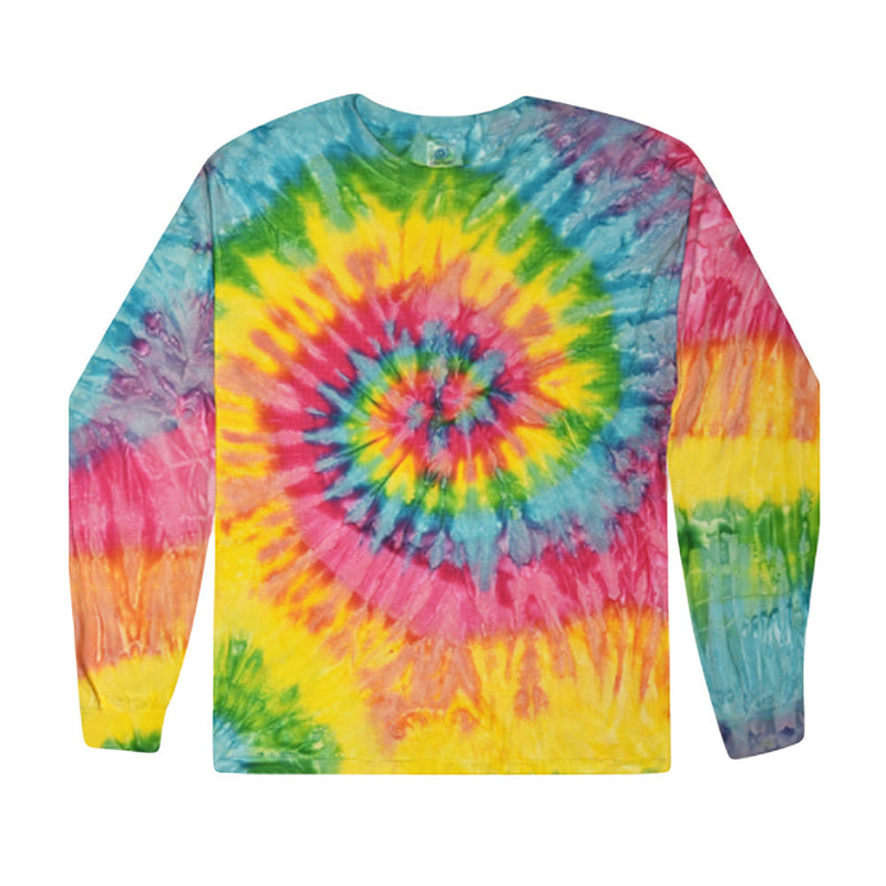 Unisex Tie-Dye Long Sleeved Shirt - Saturn - Headshop.com