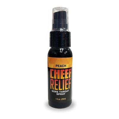 Cheef Relief Throat Spray Peach 1 oz. - Headshop.com