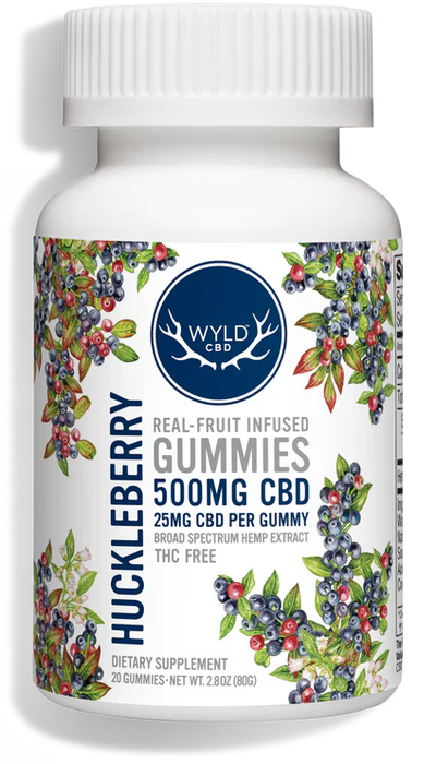 WYLD  CBD Real Fruit Infused CBD Gummies (50MG - 1000MG) - Headshop.com