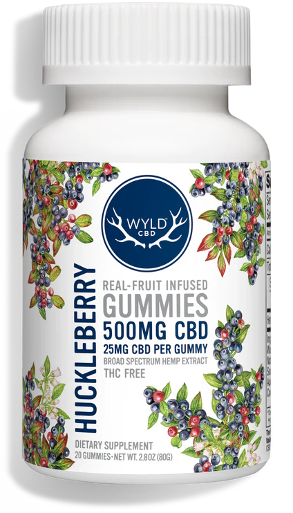 WYLD  CBD Real Fruit Infused CBD Gummies (50MG - 1000MG) - Headshop.com