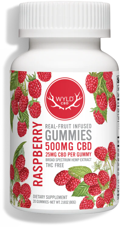 WYLD  CBD Real Fruit Infused CBD Gummies (50MG - 1000MG) - Headshop.com