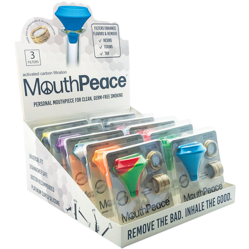 MouthPeace Silicone Mouthpiece Starter Kit- Asst 10PC DISP - Headshop.com