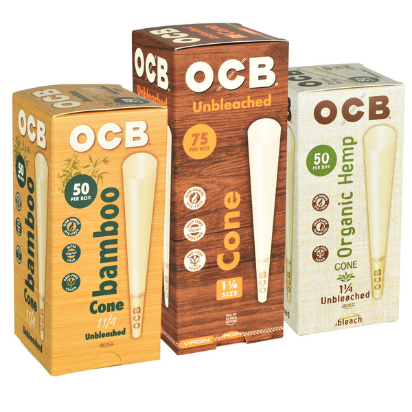 OCB Pre-Rolled Cones Mini Tower | 1 1/4