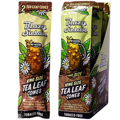 Blazy Susan Tea Leaf Cones- 2pc / King Size 10ct