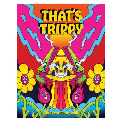 Wood Rocket That's Trippy Adult Coloring Book - 8.5"x11" - Headshop.com