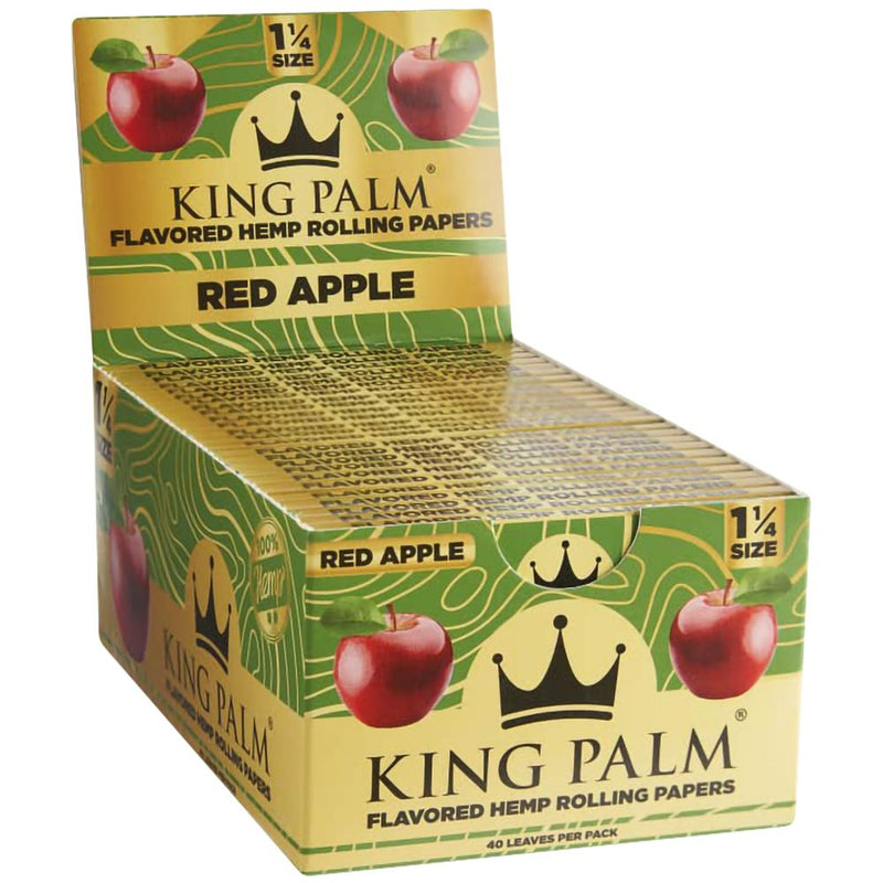 King Palm Flavored Hemp Papers | 40pc | 1 1/4 | 50pk Display - Headshop.com