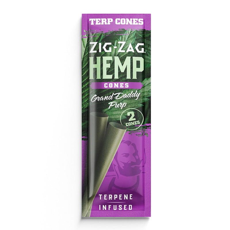 Zig Zag Terpene Infused Pre-Rolled Cones | 2pk | 15pc Display - Headshop.com