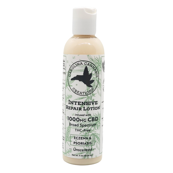 Intensive Repair Lotion 1000mg CBD | Eczema + Psoriasis | Carolina Cannabis Creations - Headshop.com