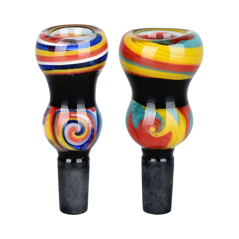 Double Bubble Wig Wag Circus Herb Slide - 14mm M - Headshop.com