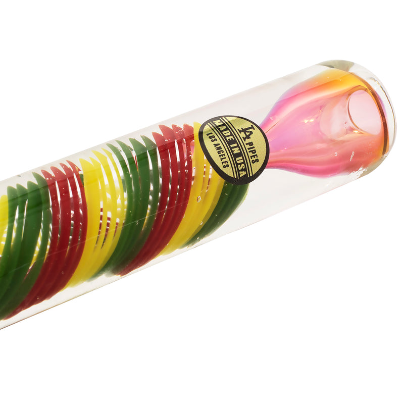 LA Pipes The "Rasta Twister" Chillum Pipe - Headshop.com