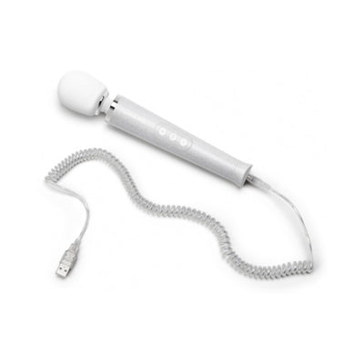 Le Wand All That Glimmers Petite Rechargeable Vibrating Massager Special Edition Set White