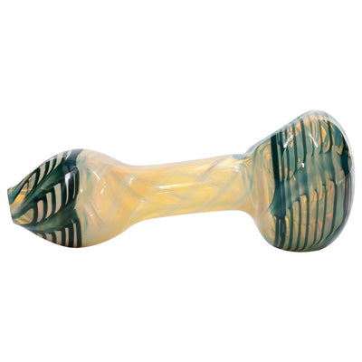 LA Pipes Twisty Cane Spoon Glass Pipe (Various Colors) - Headshop.com