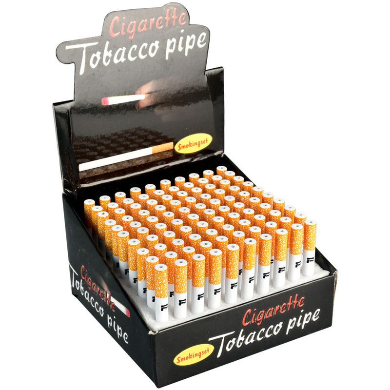 100PC DISP - Pulsar Metal Cigarette Taster Bat - Headshop.com