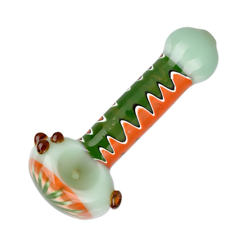 Intrepid Wig Wag Glass Spoon Pipe - 4.75" / Colors Vary - Headshop.com