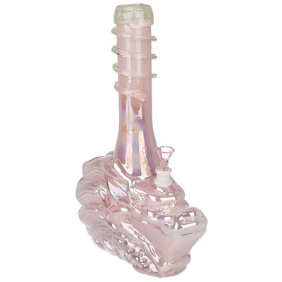 Iridescent Dragon Soft Glass Water Pipe - 14" / 14mm F