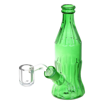 Old School Soda Bottle Glass Dab Rig - 5.75" / 14mm F / Colors Vary - Headshop.com