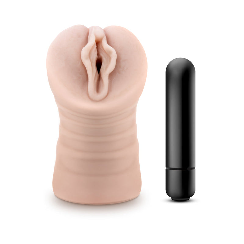 EnLust Destini Vibrating Stroker Beige