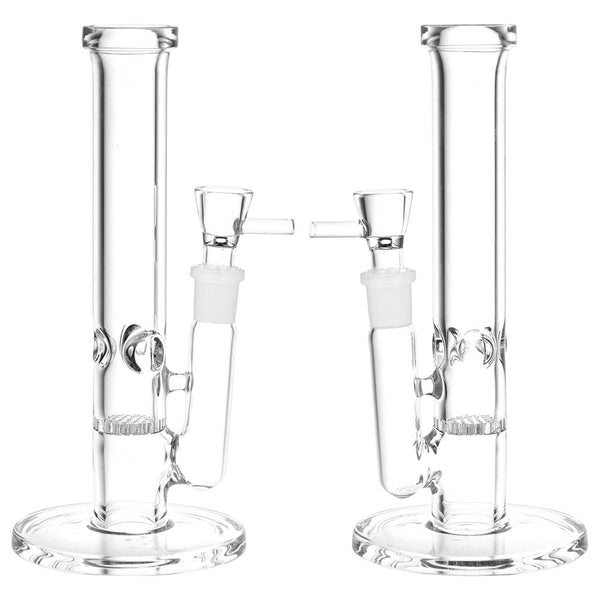 Simply Elegant Straight Tube Glass Water Pipe - 7.75" / 14mm F