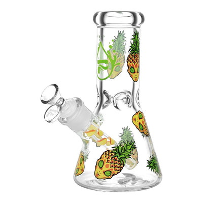 Pulsar Pine alien Design Series Glass Beaker Water Pipe - 8" - Headshop.com