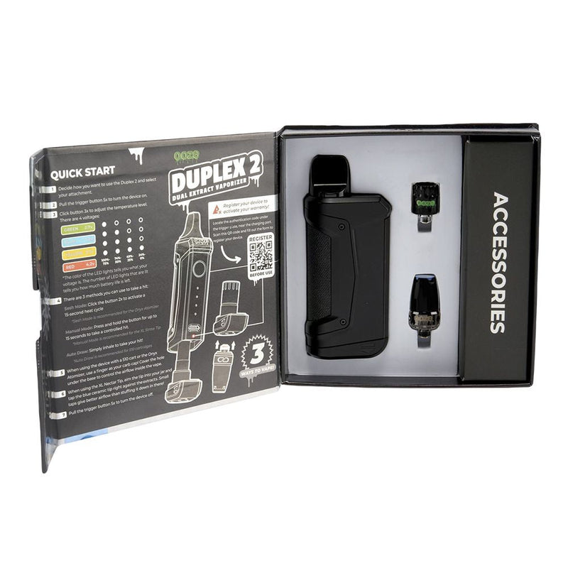 Ooze Duplex 2 C-Core Vaporizer | 900mAh - Headshop.com