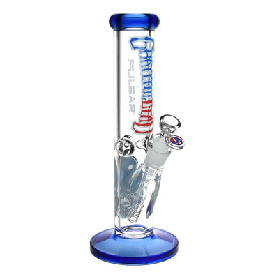 Grateful Dead x Pulsar Straight Tube Glass Bong - 11.75" / 14mm F - Headshop.com