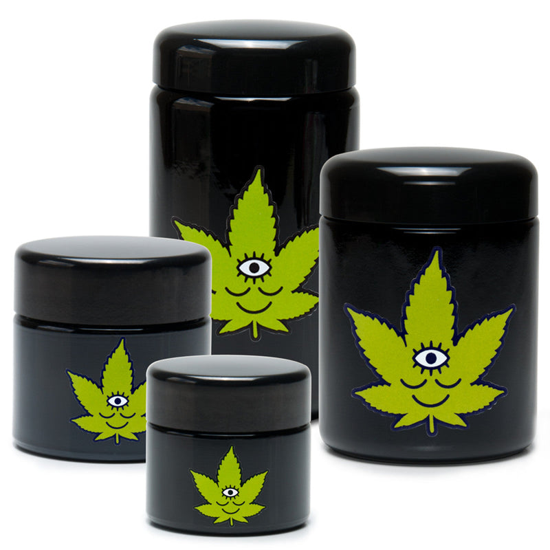 JR992 420 Science x Wokeface UV Screw Top Jar - Toke Face - Headshop.com