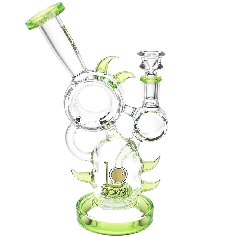 Lookah Glass Hedgehog Recycler Water Pipe | 9.75" | 14mm F - Headshop.com